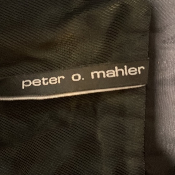 Peter O. Mahler Lightweight Vest In Black Size 4 Great Condition - Picture 4 of 12